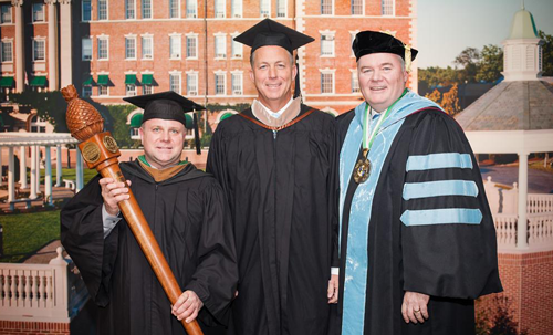 Master Chef Dale Miller presides at CiA graduation.